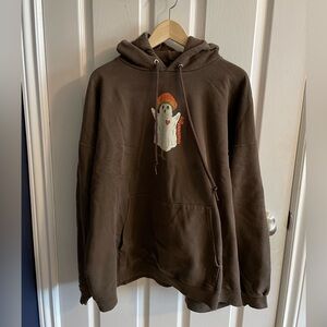 COZY Autumnalwood Spooky Ghost Mushroom Sweater